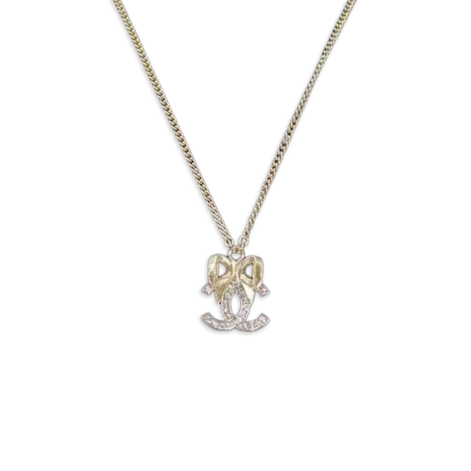 Ch**el bow necklace abe546